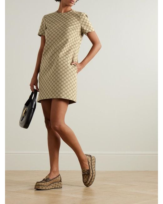 GUCCI linen mini dress