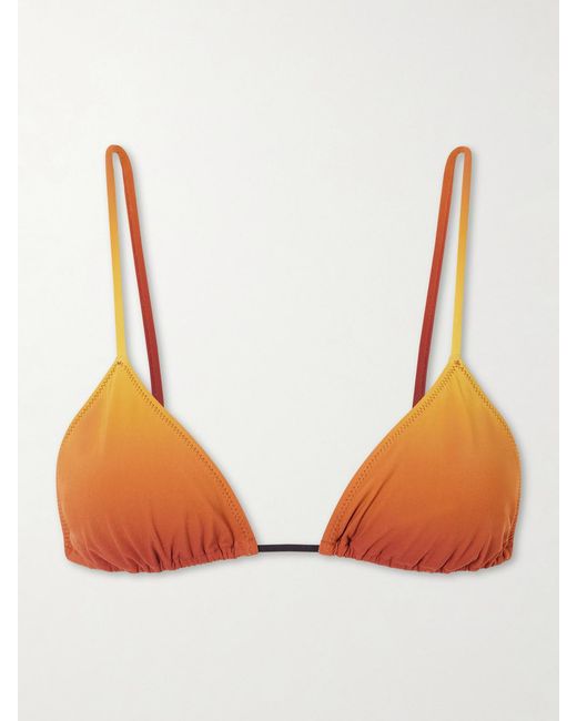 Lido Orange Venti Dégradé Triangle Bikini