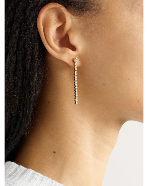Sophie Bille Brahe Natural 18-Karat Recycled Diamond Earrings