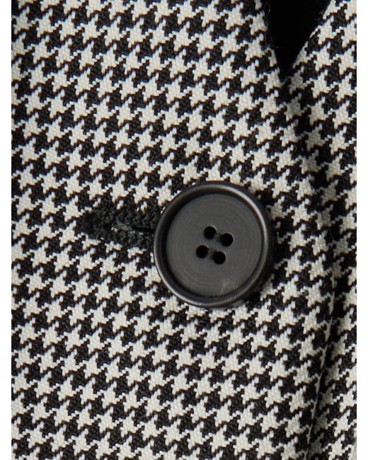 Alexander McQueen Gray Weste Aus Einer Woll-Mohairmischung Mit Hahnentrittmuster