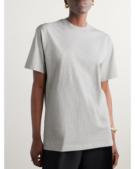 Totême White Organic Cotton-Jersey T-Shirt
