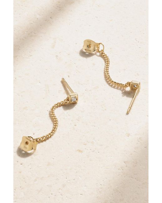 Mateo Natural 14-Karat Diamond Earrings
