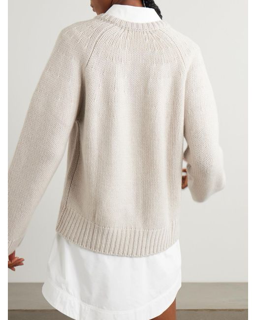 Lisa Yang Natural Oia Pullover Aus Kaschmir