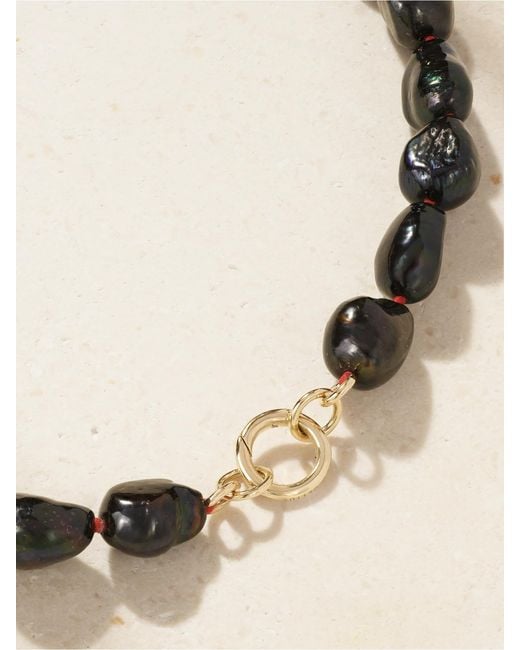 Lucy Delius Natural 14-Karat Pearl Beaded Necklace