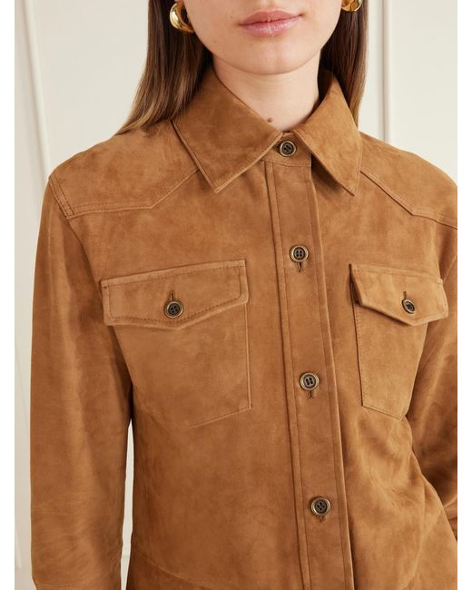 Arma Brown Faye Suede Jacket