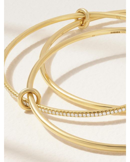 Spinelli Kilcollin Natural Lumin 18-Karat Diamond Bracelet