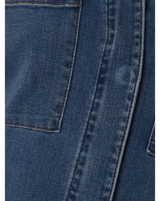 Rivet Utility Blue Rebel Denim Jumpsuit