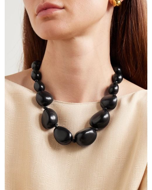 Hunting Season Natural The Statement Tagua And Leather Necklace