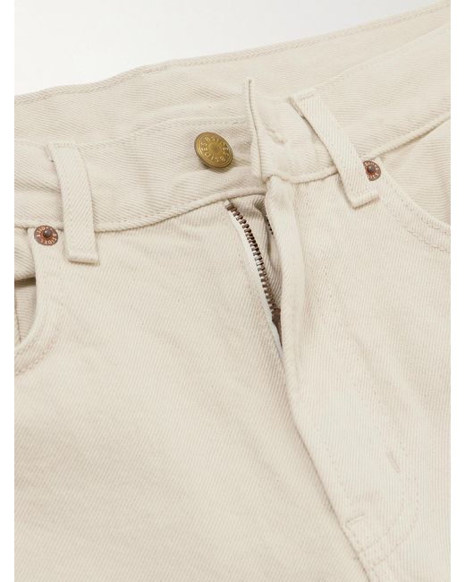 B Sides Natural Floppy Relaxed Mid-Rise Wide-Leg Jeans