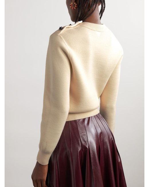 Bottega Veneta Natural Wool Sweater