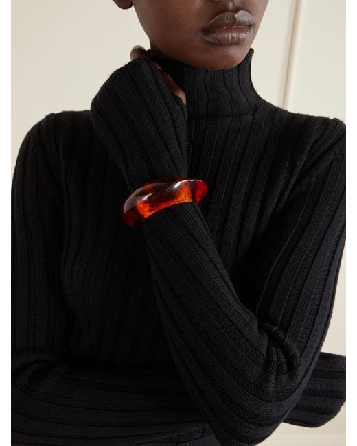 Alaïa Orange Edge-Tone Bangle