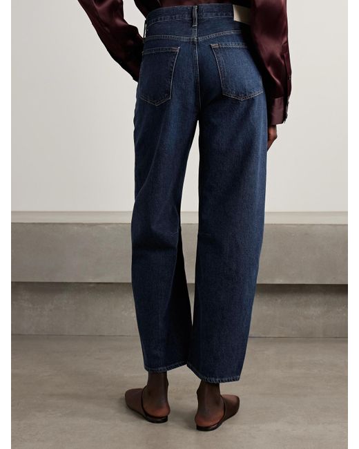 Citizens of Humanity Blue Miro Long Mid-Rise Barrel-Leg Jeans