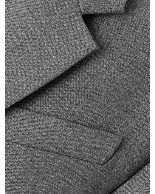Wardrobe NYC Gray Wool Blazer