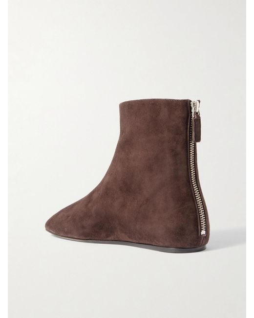 Le Monde Beryl Brown Luna Suede Ankle Boots