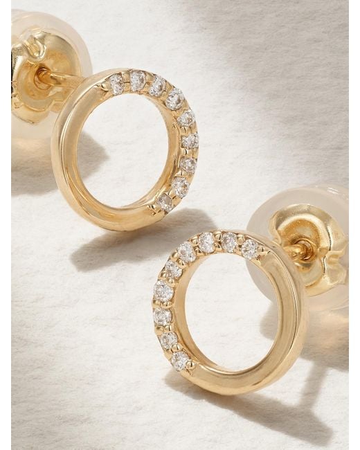 Melissa Joy Manning Natural 14-Karat Recycled Diamond Earrings