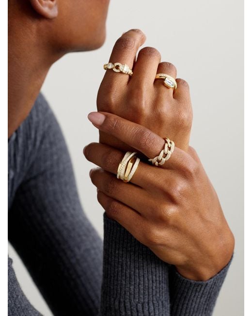 SHAY Natural Orbit 18-Karat Diamond Ring