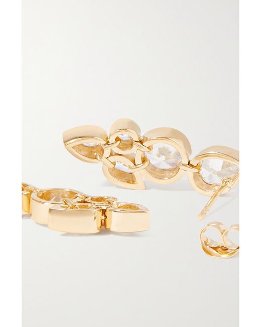 Completedworks Natural Net Sustain No Rush Recycled Vermeil Cubic Zirconia Earrings