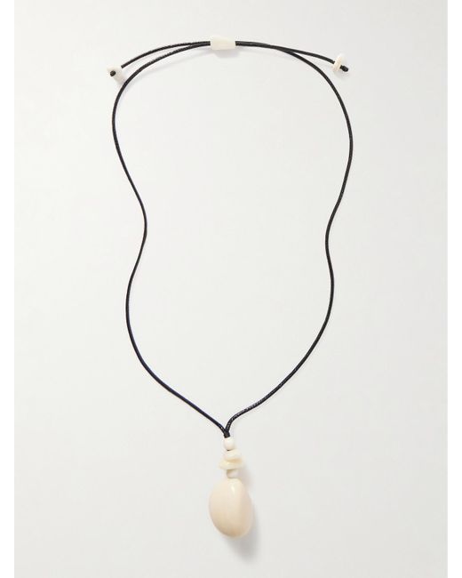 Hunting Season Natural The Pendant Tagua And Leather Necklace