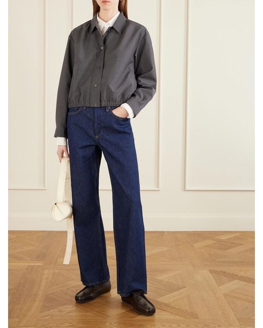 Jil Sander Brown Leather Brogues
