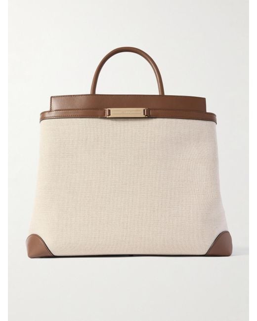 Bally Natural Deco Daily Tote Aus Canvas Mit Lederbesätzen
