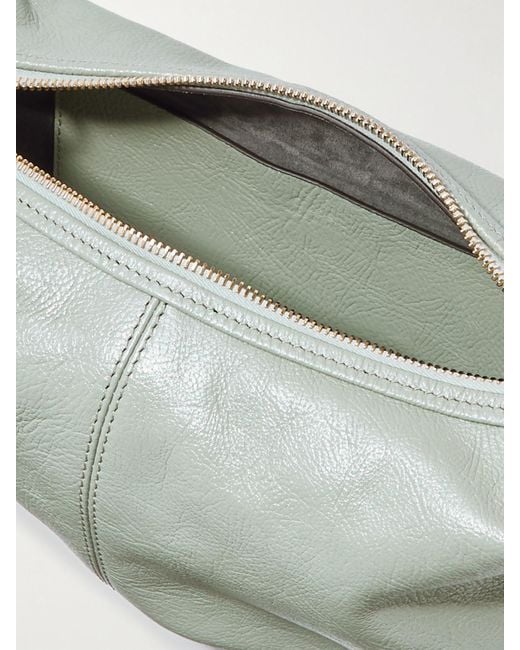 Chloé Gray Bracelet Tasche Aus Strukturiertem Leder Mit Verzierungen