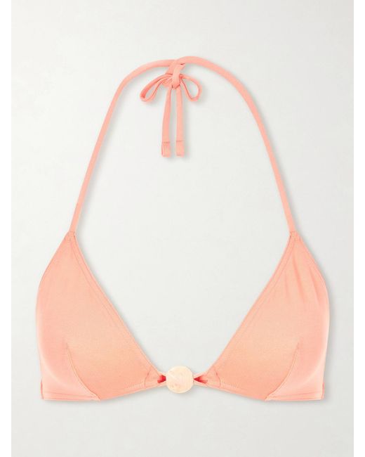 Eres Natural Alva Front-Detail Bikini Top