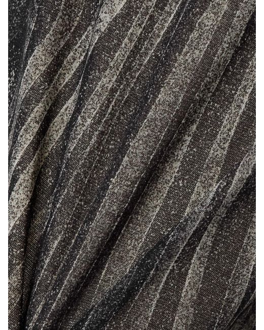 Jean Paul Gaultier Black Printed Mesh Top