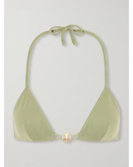 Eres Green Alva Bikini Top