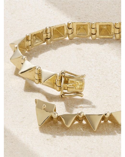 Anita Ko Metallic Small Spike Armband Aus 14 Karat Mit Diamanten