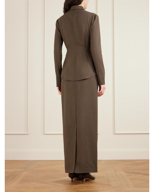 TOVE Brown Elvin Woven Shirt