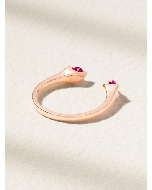 Anita Ko Pink 18-Karat Rose Ruby Ring