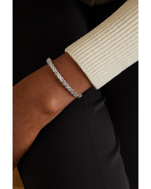 Suzanne Kalan Natural 18-Karat Diamond Cuff