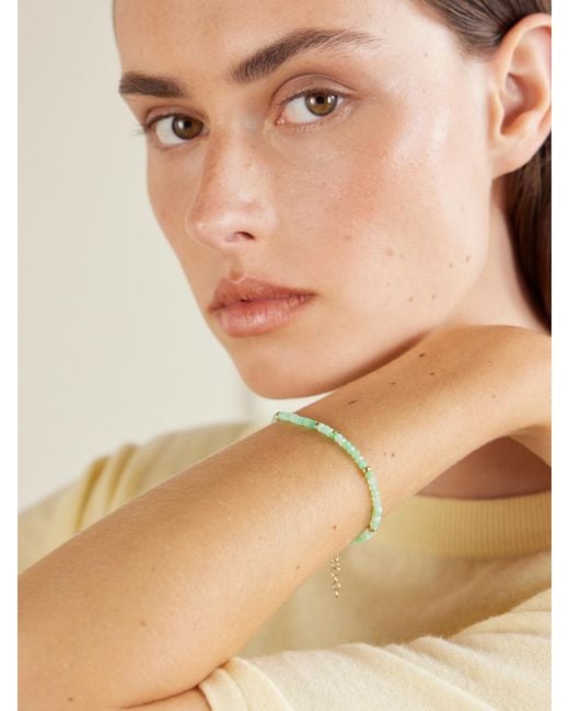 JIA JIA Natural 14-Karat Chrysoprase Bracelet