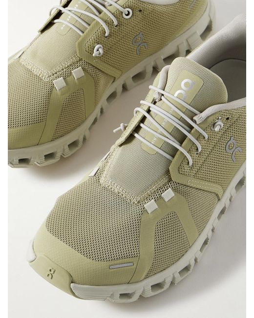 On Shoes Green Cloud 6 Sneakers Aus Mesh