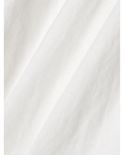 Doen White Lavon Linen Pants