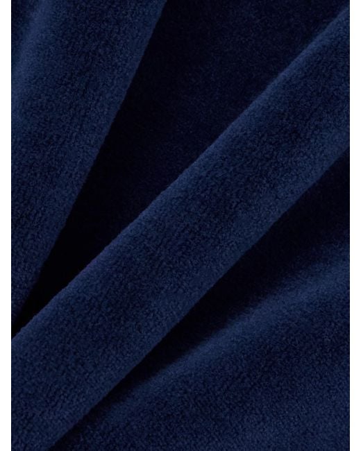 Suzie Kondi Blue Anytime Sweatshirt Aus Velours Aus Einer Baumwollmischung