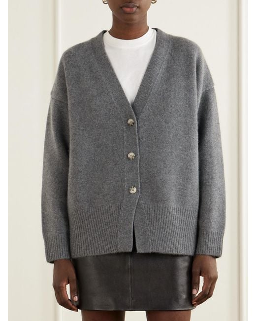 arch4 Gray Elward Cashmere Cardigan