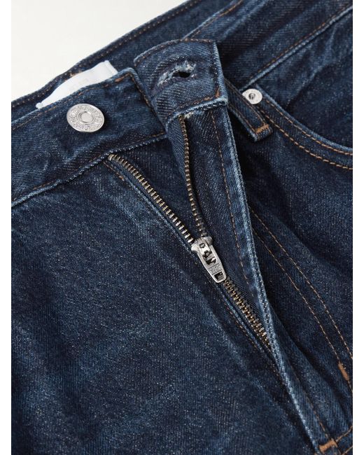 Citizens of Humanity Blue Miro Long Mid-Rise Barrel-Leg Jeans