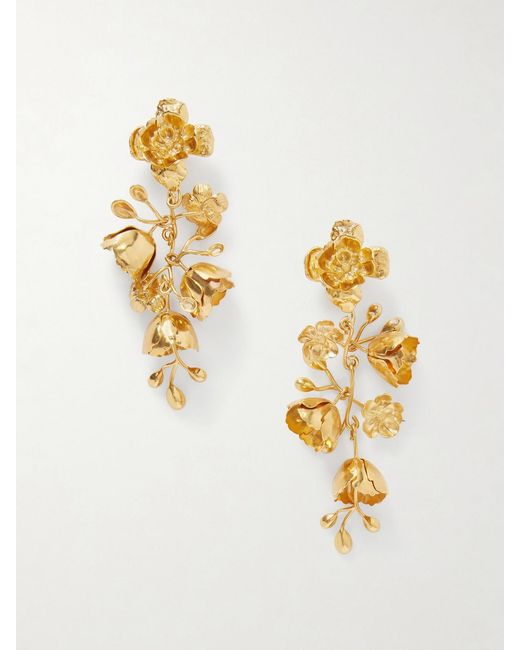 Chloé Metallic Laiton-Tone Earrings