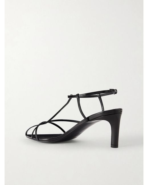 Jil Sander Metallic Leather Sandals
