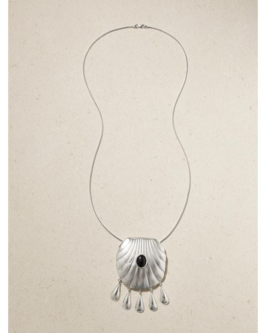 Juju Vera Natural Petra Onyx Necklace