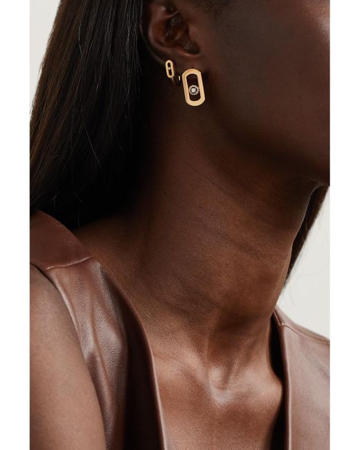 Messika Natural Move Citizen 18-Karat Diamond Earrings