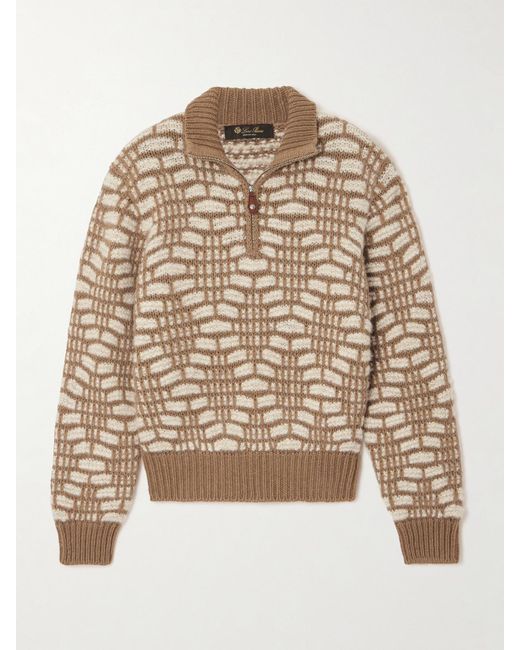 Loro Piana Natural Pullover Aus Kamelhaar