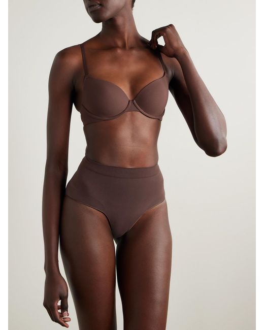 Skims Brown Fits Everybody T-Shirt Bra – Cocoa – T-Shirt-Bh