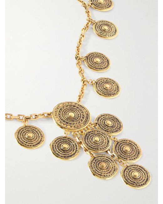 Saint Laurent Natural Tone Necklace