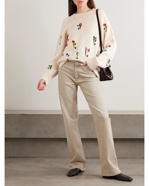 Mother Natural The Dodger Sneak Mid-Rise Wide-Leg Jeans