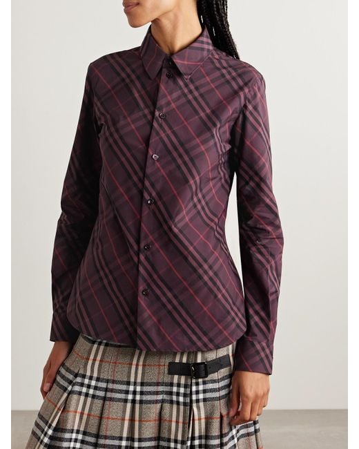 Shirts Burberry en coloris Purple