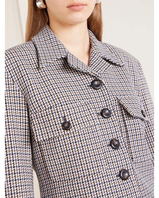 Veronica Beard Gray Molyneux Houndstooth Jacquard Blazer