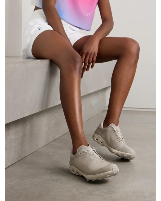On Shoes Natural Post Archive Facti Cloudventure Peak Sneakers Aus Recyceltem Twill Und Mesh Mit Gummibesätzen