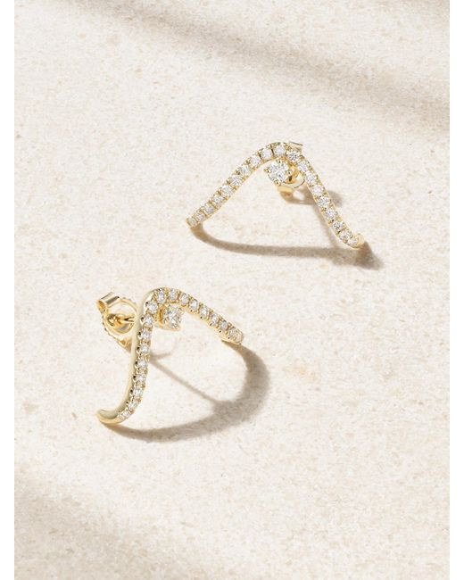 Mizuki Natural Ohrringe Aus 14 Karat Mit Diamanten
